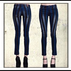 Lip Service Striped Jeans